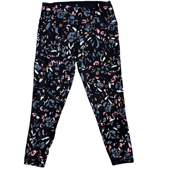 Sweaty Betty Power Pocket Workout 7/8 Leggings In Blue Floral Pop Print Medium - Picture 4 of 7